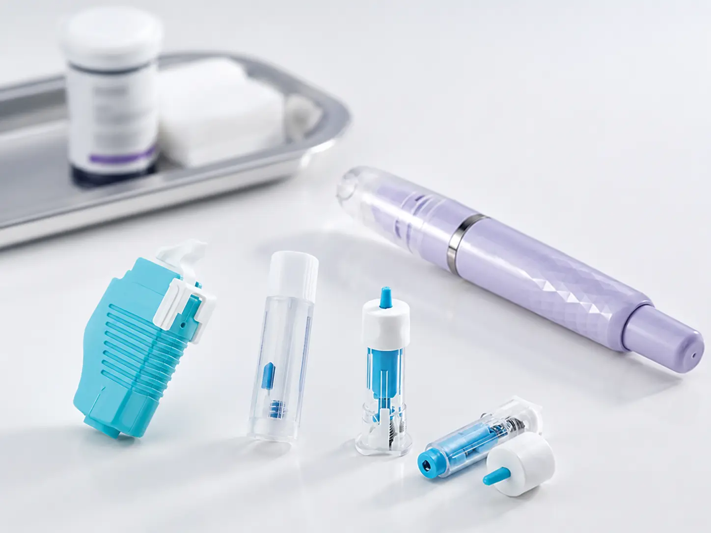 Lancets and lancing devices for blood glucose testing supply programs
