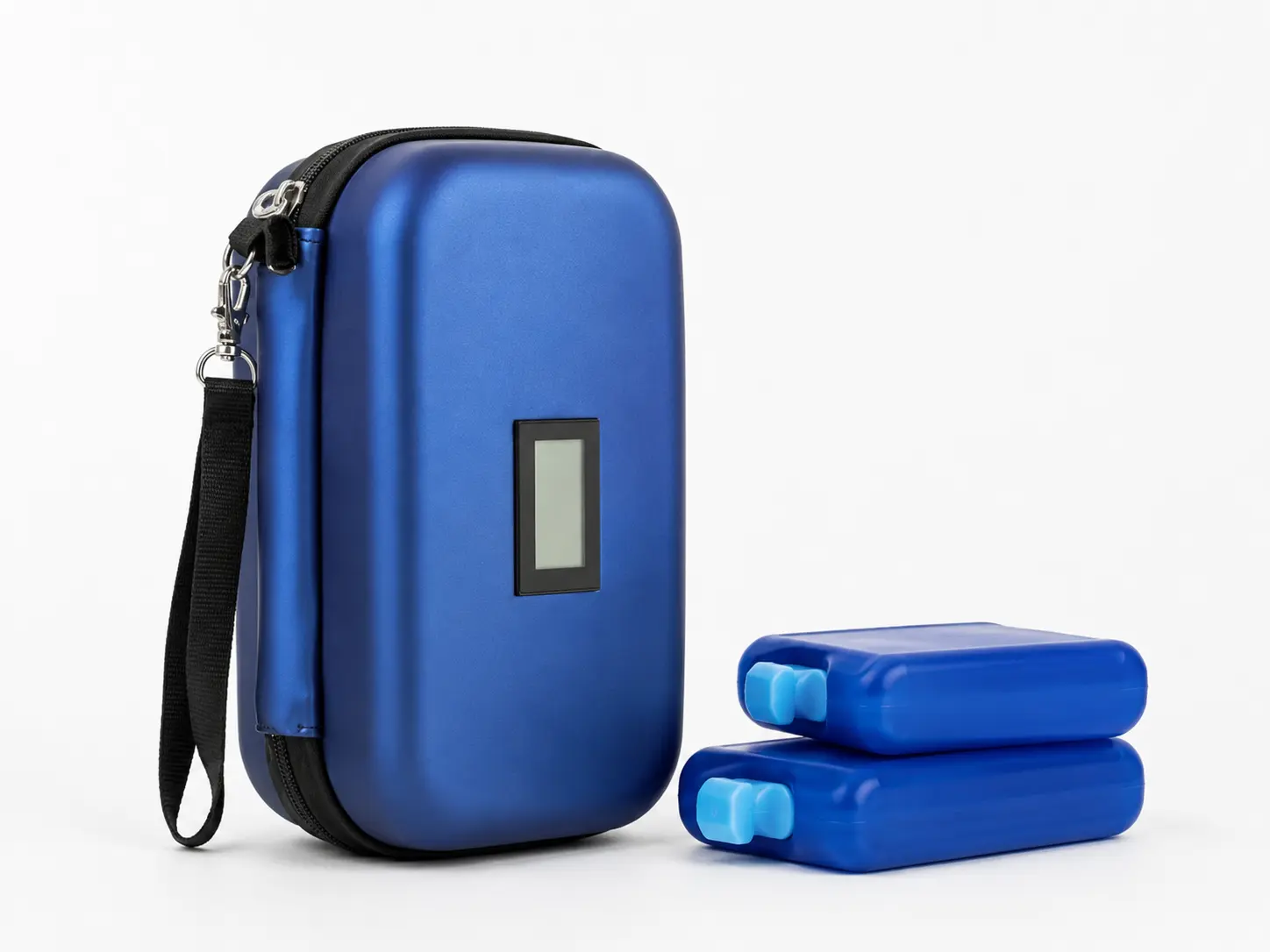 Insulin cooler cases and carrying accessories for storage and travel programs