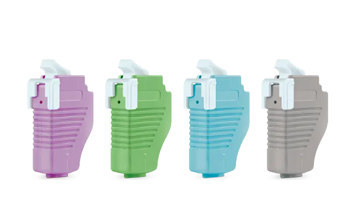 Heel blood lancets in multiple depth and width configurations