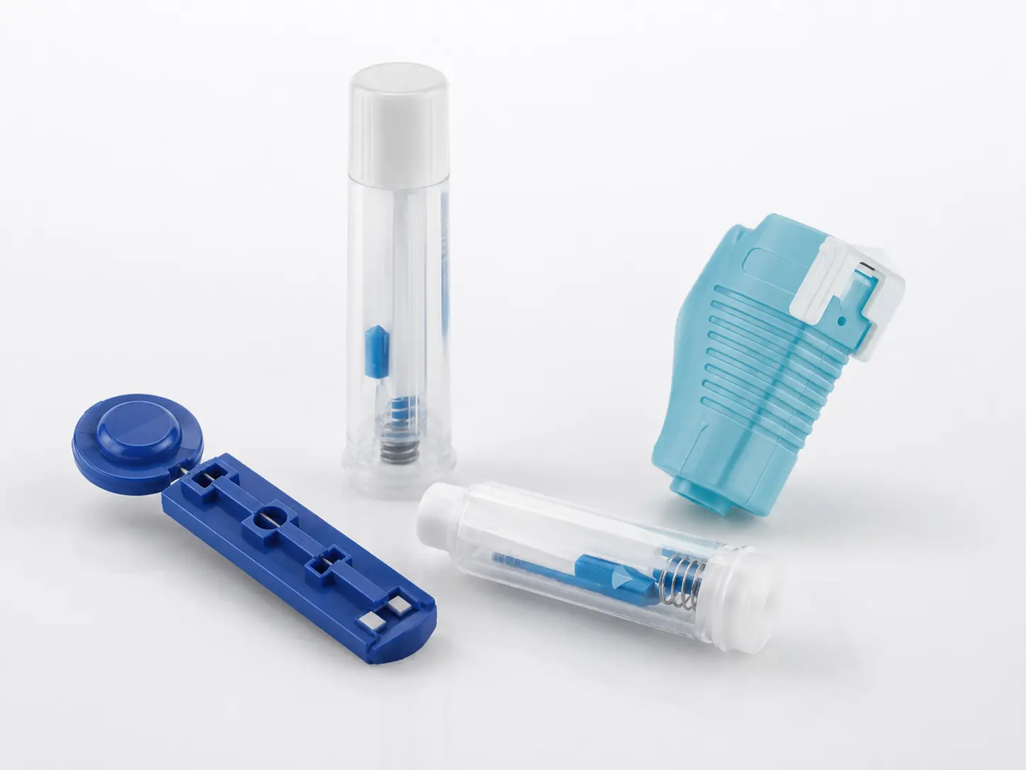 Single-use lancets for pharmacy replenishment and carton supply programs